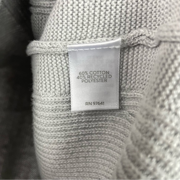 J.Jill WEAREVER Collection Tunic Sweater Gray Ribbed - Picture 8 of 11